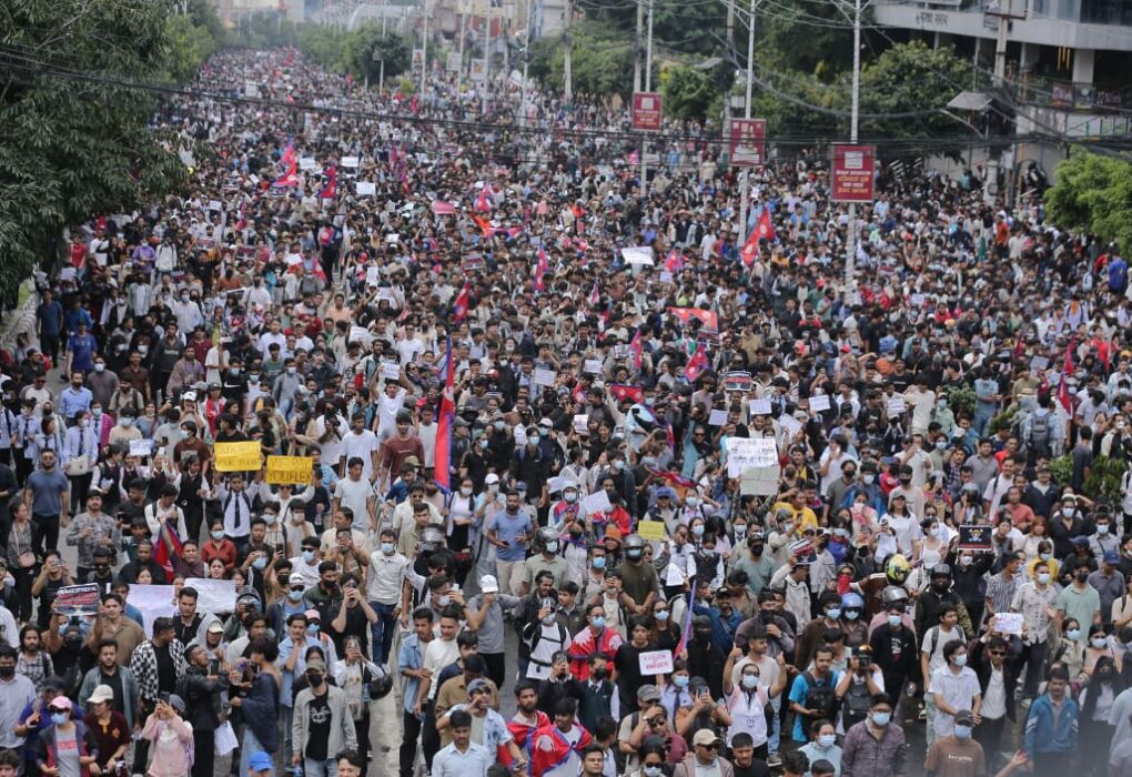 nepal protest