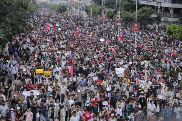 nepal protest